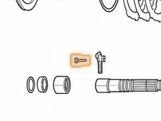 Bolt, A24A / M24A / S24A / M4TA / MDLA / SP7A / MP7A / S4XA Holds Secondary Shaft Bearing Retainer To Case (1 1/4”… — Part # 90790A