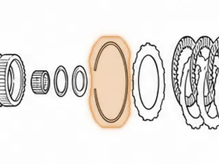 Snap Ring, S24A / A24A / M4TA / M24A / MDLA / SP7A / MP7A / S4XA Holds Low/Hold Pressure Plate In Drum (Secondary… — Part # 90867B