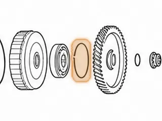 Snap Ring, S24A / A24A / M4TA / MDLA / SP7A / MP7A / S4XA 2nd Shaft Ball Bearing To Case (Use 60883C) — Part # 90889A