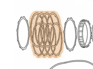 Friction, MB1/MJ3 Reverse Clutch (.080”) 3 Teeth (7.00”OD) 1983-Up — Part # 52110