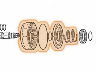 Piston, BYFA 3rd Clutch (.355”Thick At Edge)(4.985”OD)(1.665”ID) — Part # 40965D