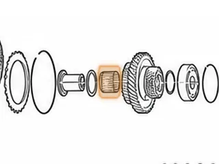 Caged Needle Bearing, BYFA/B36A/MDKA/MDPA/MDRA/P36A 5th Gear To Mainshaft (1.325”Thick)(1.785”OD) — Part # 40229A