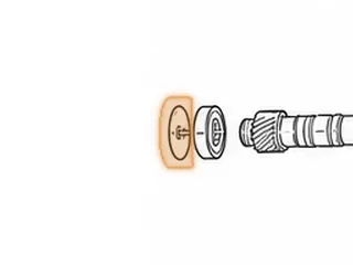 Oil Guide, BYFA/B36A/MDKA/MDPA/MDRA/P36A Countershaft To Bell Housing (Tin) (.023”Thick)(Cast # RDK) — Part # 40689A