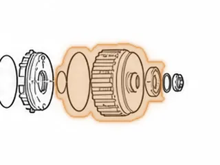 Drum, BYFA/B36A/MDPA/P36A Low/Low Hold Clutch (3.090”Thick)(5.670”OD)(W/36 Oval Holes On The Outside) — Part # 40554B