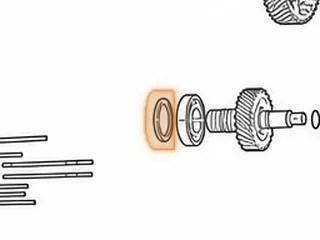 Seal, BYFA/MDKA/MDPA Transfer Driven Gear To Bell Housing (.320”Thick)(2.565”OD) (1.825”ID) — Part # 40081A