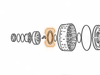Bearing W/Races, BYFA/B36A/MDKA/MDPA/MDRA/P36A Secondary Shaft Clutch Drum To Front Roller Bearing (.180”Thick)… — Part # 40239A