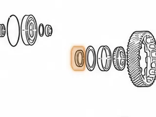 Seal, BYFA/B36A/MDKA/MDPA/MDRA/P36A Axle (Bell Housing Side)(.450”Thick)(2.132”OD) (1.300”ID) — Part # 40077A