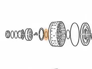 Snap Ring, BYFA/B36A/MDKA/MDPA/MDRA/P36A Holds 2nd Clutch Drum To Secondary Shaft (.047”Thick)(1.275”OD) — Part # 40881A