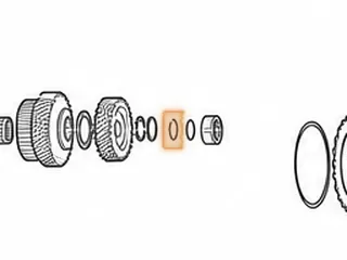 Snap Ring, BYFA/B36A/MDKA/MDPA/MDRA/P36A Holds 3rd Shaft Retainer # 889-1 In (.046”Thick)(1.115”OD) — Part # 40895A