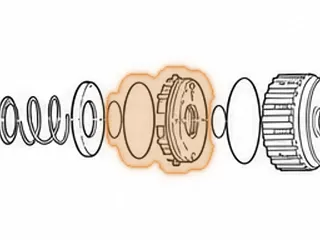 Piston, BYFA/B36A/MDKA/MDPA/MDRA/P36A Low Clutch (1.250”Thick)(5.380”OD)(Steel) — Part # 40969A