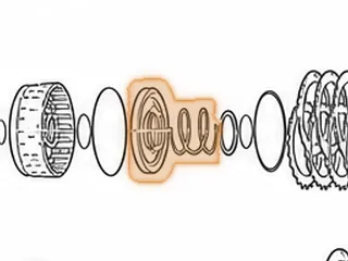 Spring, BYFA/B36A/MDKA/MDPA/MDRA/P36A 2nd Clutch Return (.245”OD Of The Wire) (2.515”OD) — Part # 40972A
