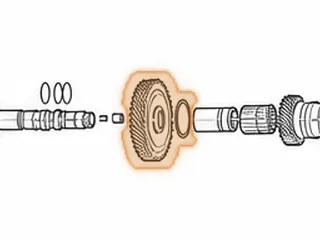 Gear, MDKA/MDRA Idler (Secondary Shaft) (53 Teeth, No Groove)(W/4 Notches On 1 Side) — Part # 40714A