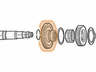 Gear, B36A/P36A 2nd (Countershaft) (48 Teeth, 1 Wide Groove)(5.030”OD) — Part # 40804B
