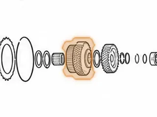 Gear, BJFA 3rd (3rd Shaft)(44 Teeth, 2 Grooves)(42 Teeth Clutch Hub) — Part # 40807E