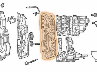 Valve Body, BYFA/B36A/B97A/P36A (Cast # R36) — Part # 40740B