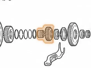 Gear, BYFA 5th (Countershaft)(28 Teeth, 1 Narrow Groove) — Part # 40813D