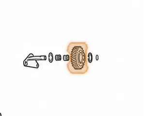 Gear, BYFA/B36A/MDKA/MDPA/MDRA/P36A Reverse Idler (28 Teeth, No Groove Or 1 Groove) — Part # 40818A