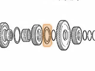Bearing, BYFA/B36A/P36A 1st Gear To Idler (Countershaft)(.215”Thick)(3.525”OD)(2.405”ID) — Part # 40262B