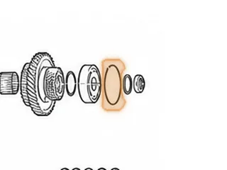 Snap Ring, BCLA/BZHA/BZKA-1/BZNA/B90A/GPLA/GPPA-3/GPPA-4/MCLA/MCTAMKYA/ MKZA/MM7A/MNZA/MRMA/MZHA/MZJA Holds Bearing #… — Part # 40880A
