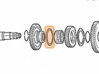 Bearing, BYFA/B36A/P36A Idler Gear To 2nd Gear (Countershaft)(.177”Thick)(3.455”OD) (2.760”ID) — Part # 40260B