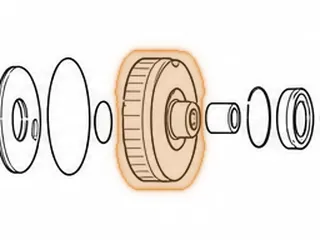 Drum, MPRA 2nd Clutch (Secondary Shaft) (1.300” Nose) — Part # 170552B