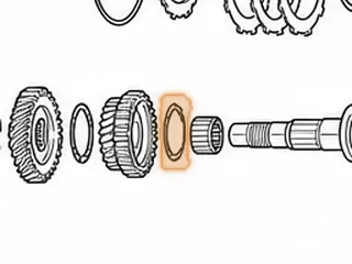 Thrust Bearing, RO / MPRA 2nd Gear Drive To Secondary Shaft (Use 90232B) — Part # 170244A