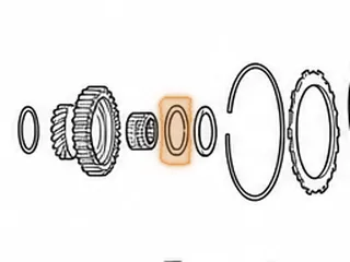 Thrust Bearing, RO / MPRA 1st Gear To Low Drum (Mainshaft) (Use 90251B) — Part # 170235A