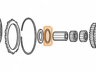 Thrust Bearing, RO / MPRA Race To 4th Gear (Mainshaft) (Use 60232E) — Part # 170217A