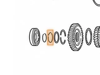 Snap Ring, RO / MPRA Holds Race To Secondary Shaft — Part # 170882A