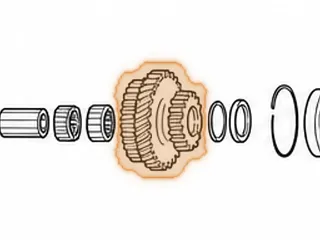 Gear, RO 4th (Mainshaft) (40 Teeth) (2.620” Tall) — Part # 170809A