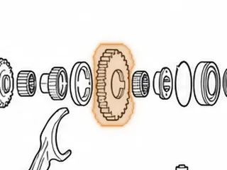 Gear, RO / MPRA Reverse (Countershaft) (40 Teeth) — Part # 170816A