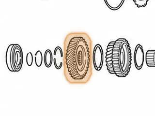 Gear, RO 2nd (Secondary Shaft) (32 Teeth) — Part # 170803AB