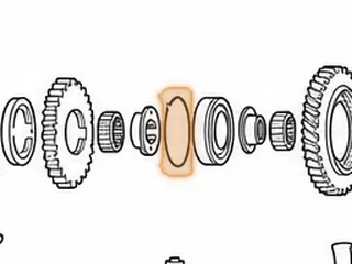 Snap Ring, RO Holds Countershaft Bearing To Case (Use 60884C) — Part # 170894A
