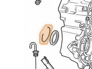 Snap Ring, MPWA (Vigor) Holds Bell Housing Axle Seal In — Part # 70897C