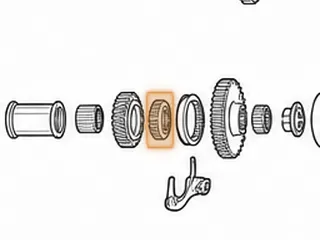 Hub, MPWA (Vigor) Reverse Selector (24 Teeth) .470” Thick (2.040”OD) — Part # 70835C