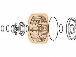 Drum, MRMA 2nd Clutch (1.665”Thick)(5.156”OD)(Uses 24 Teeth Steels) 2003-06 — Part # 160552C