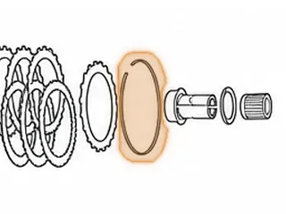 Snap Ring, GNBA/MPCA/M5PA/SMMA/SPCA/SP5A Holds 4th Clutch Pressure Plate In (.079”Thick)(5.210”OD) 2006-11… — Part # 180861A