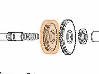 Gear, BZNA/MCLA/MNZA/MZJA 2nd (Countershaft)(53 Teeth, 1 Wide Groove)(4.665”OD) 2003-11 — Part # 160804D