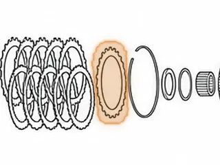 Pressure Plate, BZHA/BZNA/B90A/MCLA/MM7A/MNZA/MZHA/MZJA 2nd Clutch (.098”) (24 Teeth)(3.680”ID)(5.085”OD) 2003-11 — Part # 160144DB