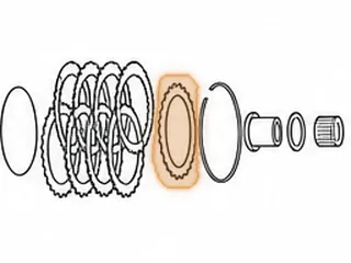 Pressure Plate, BZHA/BZKA-1/BZNA/B90A/MCLA/MM7A/MNZA/MZHA/MZJA 3rd Clutch (.086”)(#2)(24 Teeth)(3.675”ID) 2003-11… — Part # 160146DB