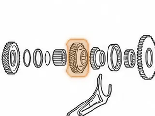 Gear, MRMA 4th (Countershaft)(33 Teeth, 2 Groove)(3.225”OD) 2002-06 — Part # 160810C