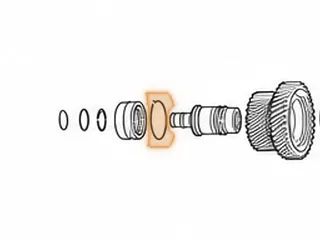 Snap Ring, BZKA-5/GPPA-2/MCVA/MRVA/MZKA-1/MZKA-2 Holds Idler Shaft Bearing To Case (.077”Thick)(1.970”OD)(W/Bent Ends)… — Part # 50898A
