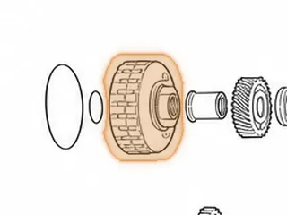 Drum, BZKA-5/GPPA-2/MCVA/MRVA/MZKA-1/MZKA-2 1st Clutch (Uses 24 Teeth Steels) (5.203”OD) 2002-06 — Part # 50554A