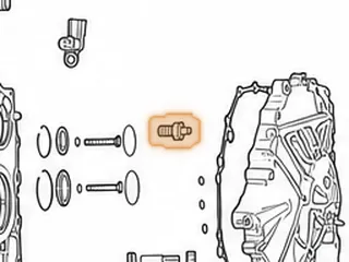 Sensor, BAXA / MAXA 2nd Clutch Pressure (Screws Into Bell Housing) (Green Connector) — Part # 30411C