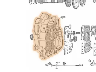 Bell Housing, MCVA (2wd)(19 Bolts To Case)(8 3/4” Top Bolts)(Cast # PZK-1)(2.4 L) 2002-04 — Part # 50750B