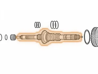 Mainshaft, BZKA-5/GPPA-2/MCVA/MRVA/MZKA-1/MZKA-2 (14 3/8”Long)(2.750”OD Flange) 2002-06 — Part # 50672A