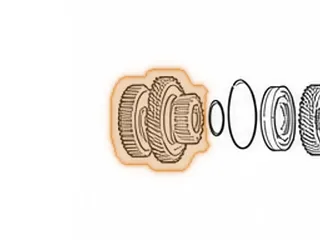 Gear, GPPA-2/MCVA/MRVA 4th/Reverse (Mainshaft)(45 Teeth, 3 Groove On 4th Gear) (22 Teeth, No Groove On Reverse) 2002-04 — Part # 50809B