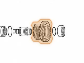 Idler Gear, BZKA-5/GPPA-2/MCVA/MRVA/MZKA-1/MZKA-2 (34 Teeth/44 Teeth)(2.305”Thick) (1.415”ID) 2002-06 — Part # 50714A