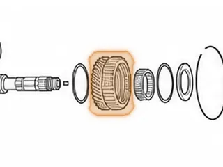 Gear, BZKA-5/MZKA-1/MZKA-2 3rd (Mainshaft)(37 Teeth, 3 Groove)(3.620”OD) 2003-06 — Part # 50806A