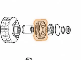 Gear, BZKA-5/GPPA-2/MCVA/MRVA/MZKA-1/MZKA-2 Idler (Secondary Shaft) (39 Teeth, 1 Groove)(1.045”Thick)(3.365”OD) 2002-06 — Part # 50712A